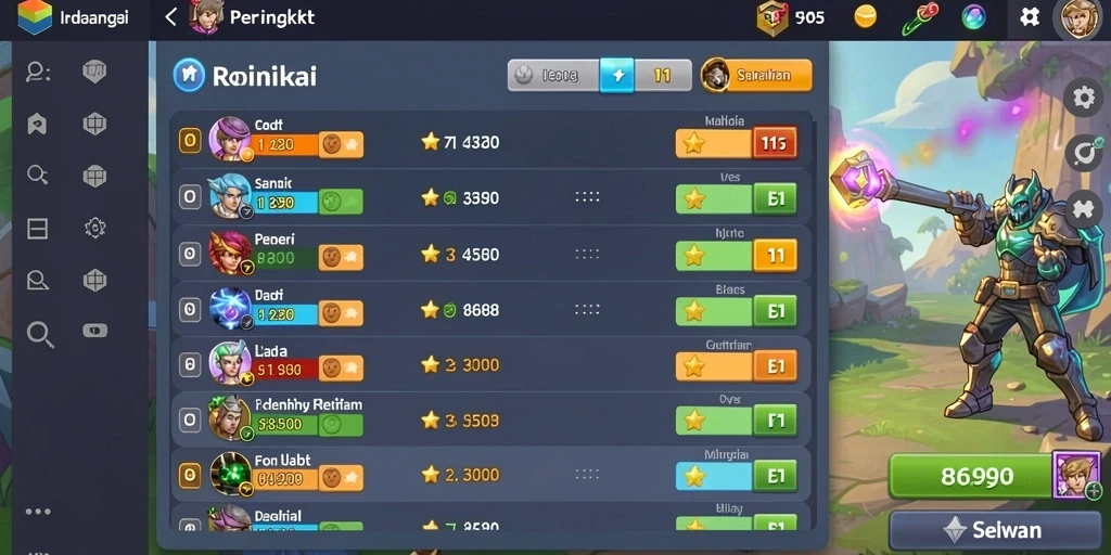Sistem hadiah yang mudah dipahami dan menarik.