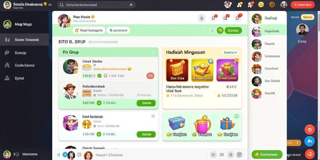Grafik yang menakjubkan dan penuh warna.