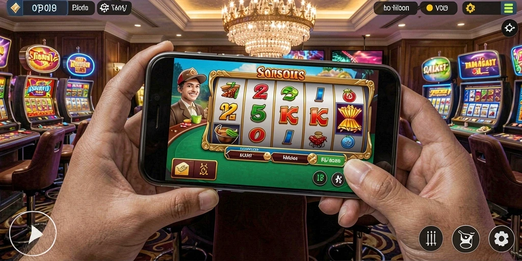 Screenshot menggambarkan komunitas yang aktif dalam game.