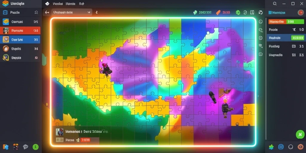 Screenshot dari pertarungan melawan musuh yang menegangkan.
