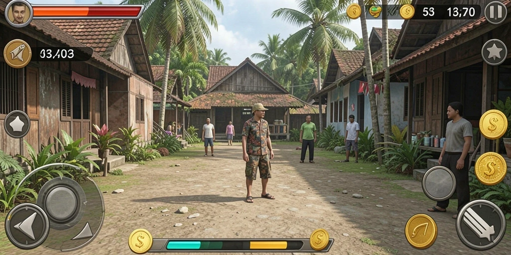 Sistem skill yang dapat diupgrade.
