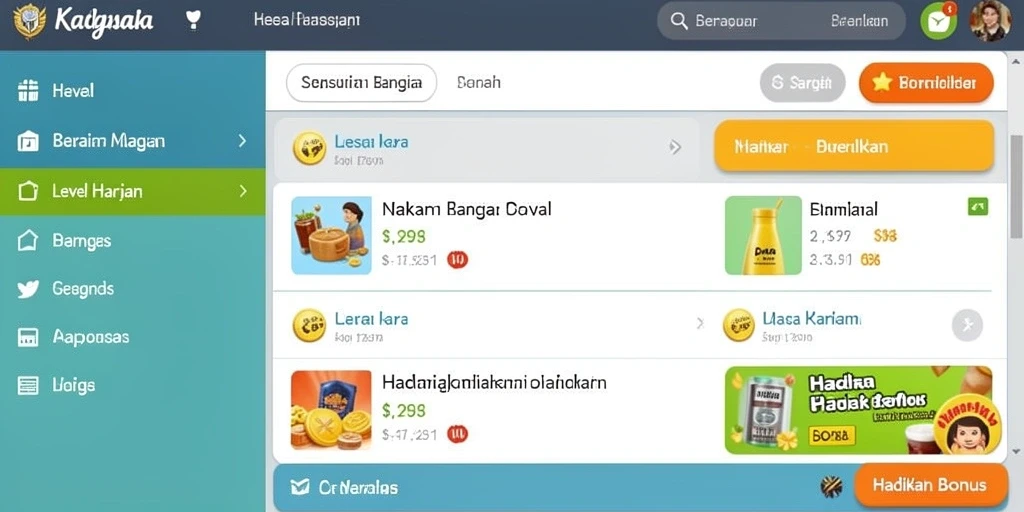 Tangkapan layar menampilkan grafis permainan yang memukau dan detail yang kaya.