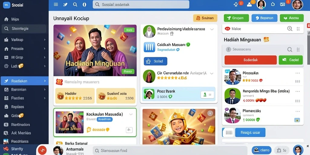 Leaderboard yang menunjukkan pemain terbaik di TENTOTO.